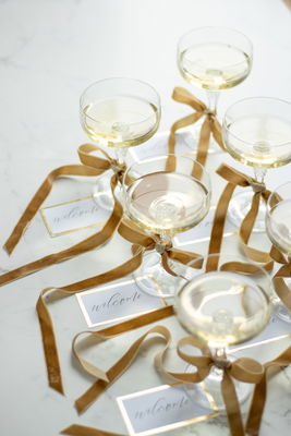 Marque-places, cadre, or, 10 pcs