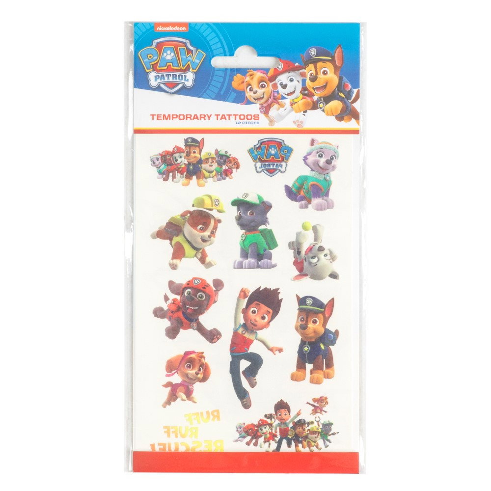 Engangs tatovering, Paw Patrol