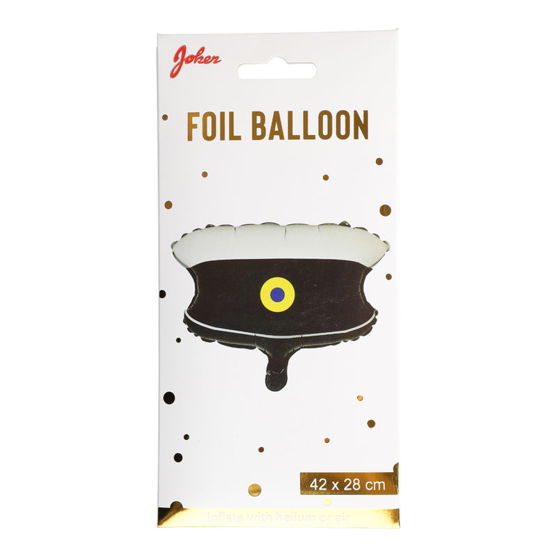 Folieballon, Studenterhue, 42 × 28 cm