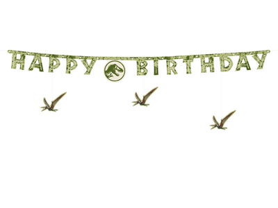Banner, Happy Birthday, Jurassic World