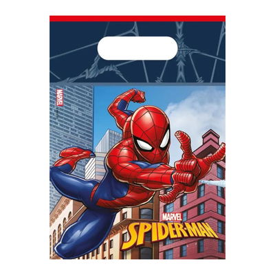 Sac de fête, Spiderman, lot de 6
