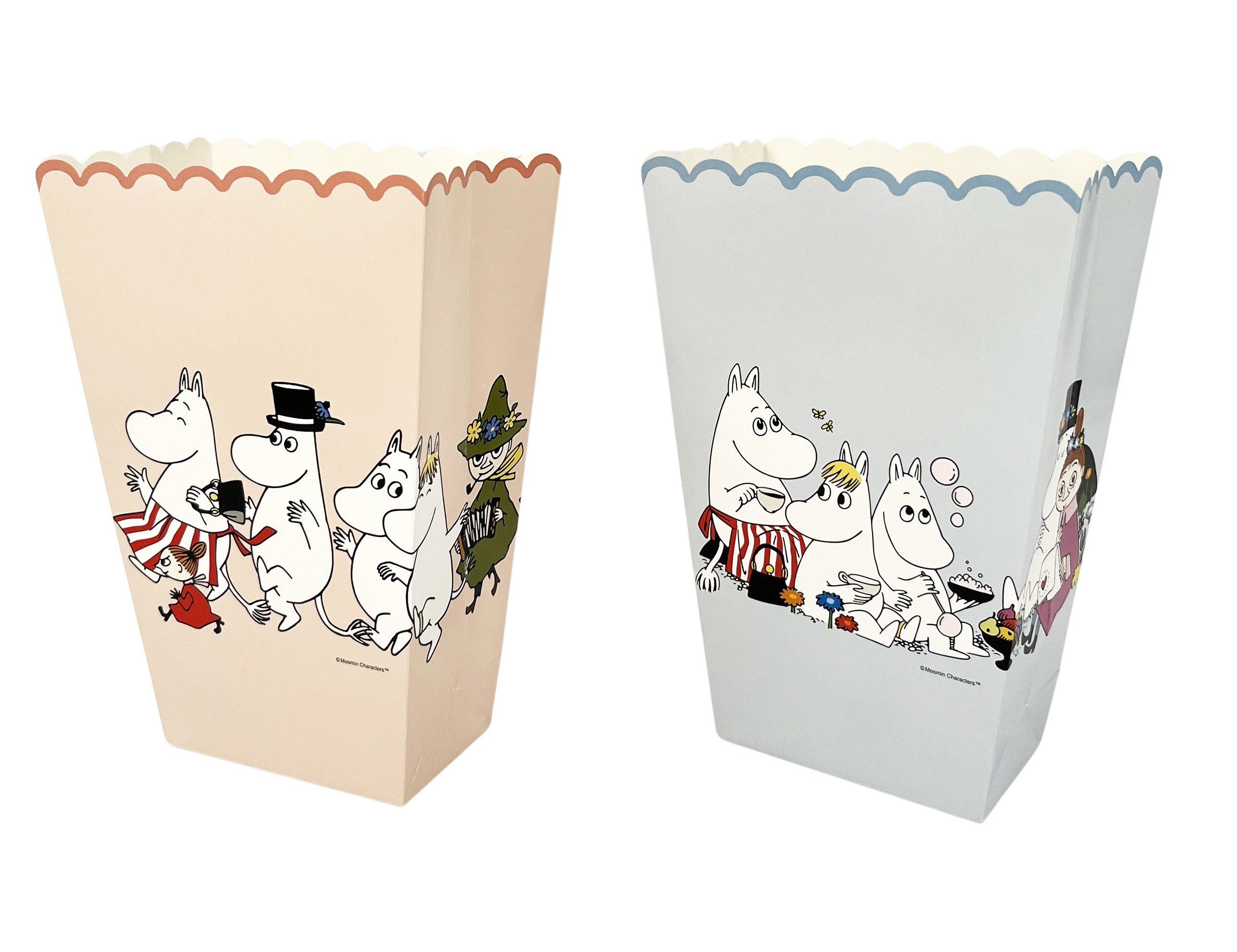 Popcornbägare, Mumin, 8-pack