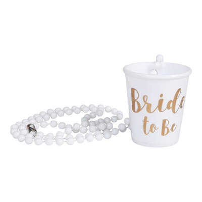 Halsband med shotglas, Bride to Be