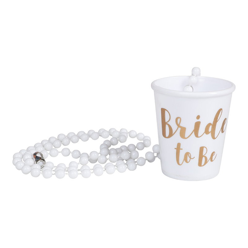 Halsband med shotglas, Bride to Be