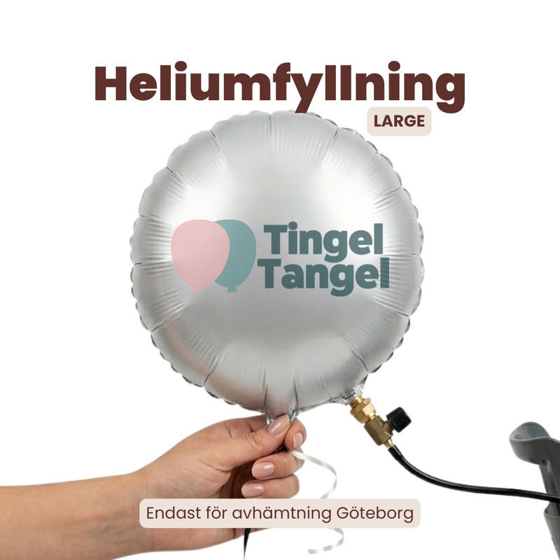 Fyllning Helium Large - Avhämtning Göteborg