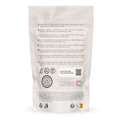 Bröllopskonfetti, Biologiskt nedbrytbar