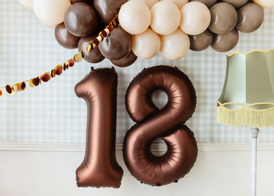 Ballons, Cappuccinobraun, 10er-Pack