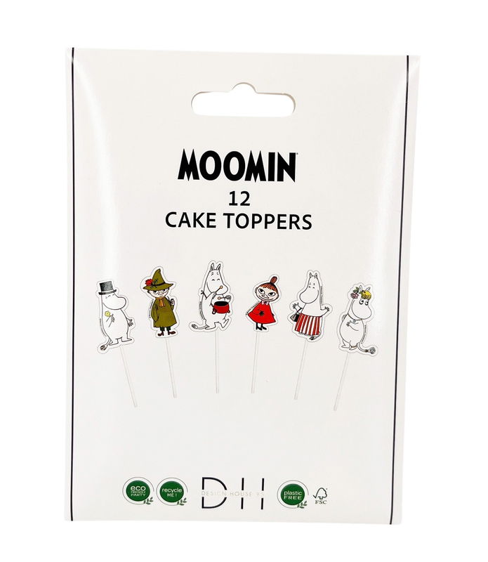 Cake toppers, Mumi, 12-pak