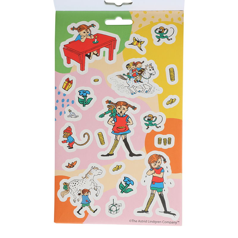 Livre de stickers, Fifi Brindacier, 12 pages Livre de stickers, Fifi Brindacier, 12 pages