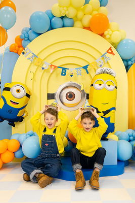 Banner, Happy Birthday, Minions