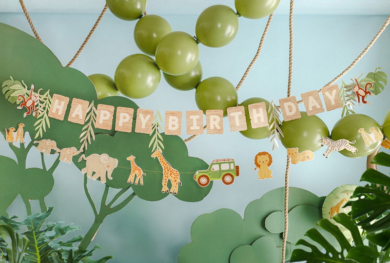 Slinger, Happy Birthday Safari, 180 cm