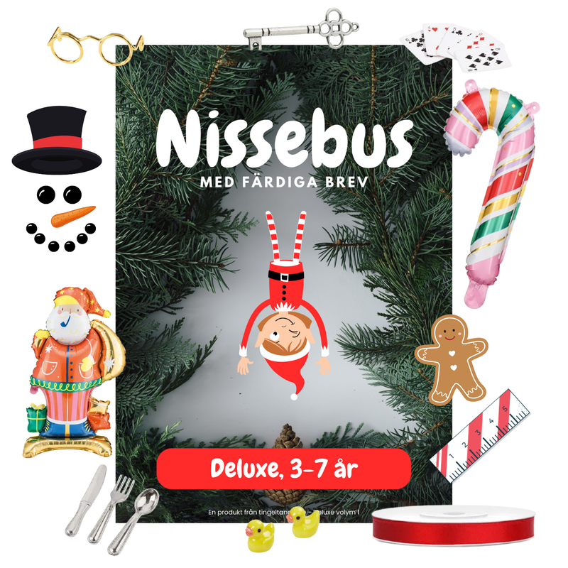 Nissebus, brev & tillbehör – Deluxe