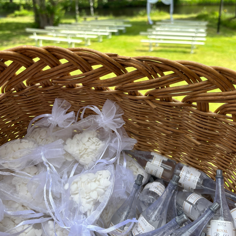 Confettis de Mariage, Kit pour 50 invités