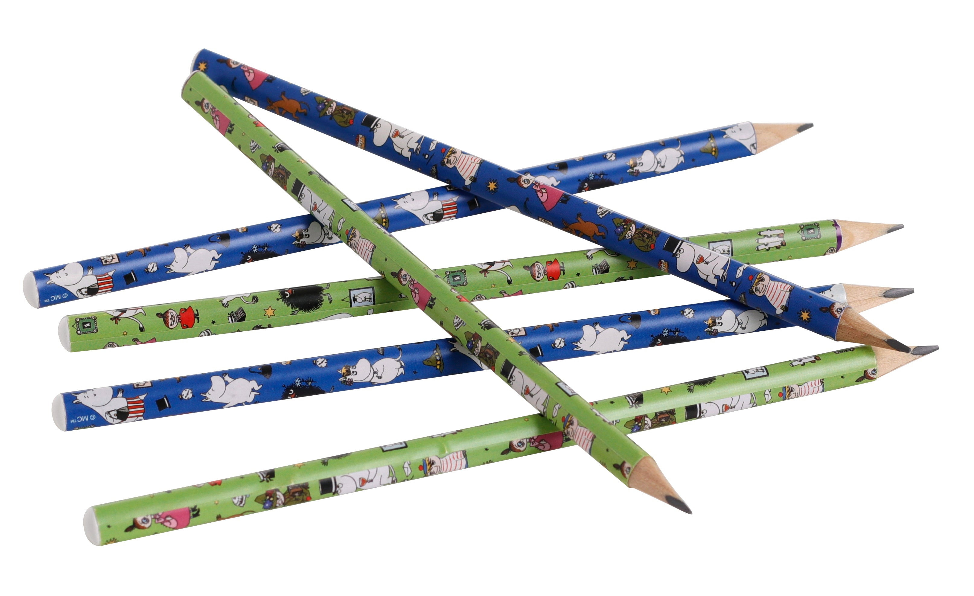 Blyertspennor, Mumin, 6-pack