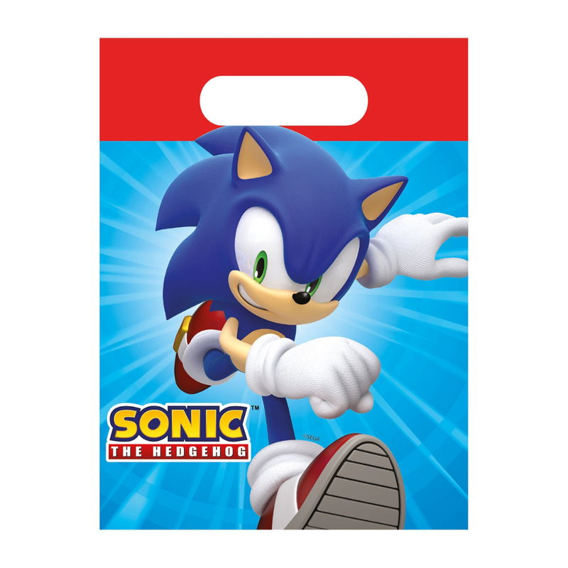 Sonic godispåsar i färgglatt papper, 4-pack