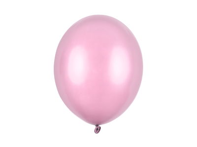 Rosa Metallic-Luftballons 10er-Set