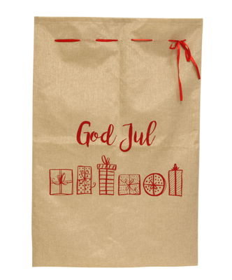 Julesæk, God Jul, 65x95 cm