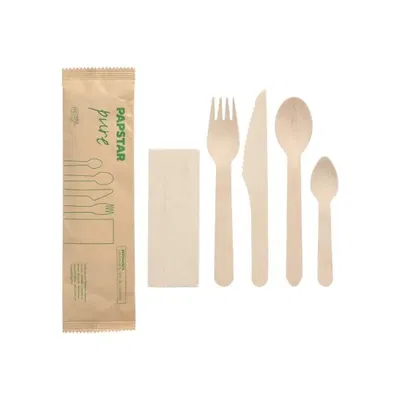 Puiset aterinsetit, pure, 50 kpl