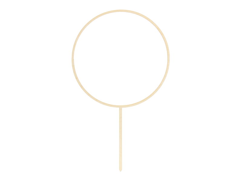 Caketopper Trä Ring