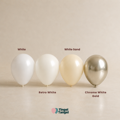 Premiumballonger, Chrome White Gold