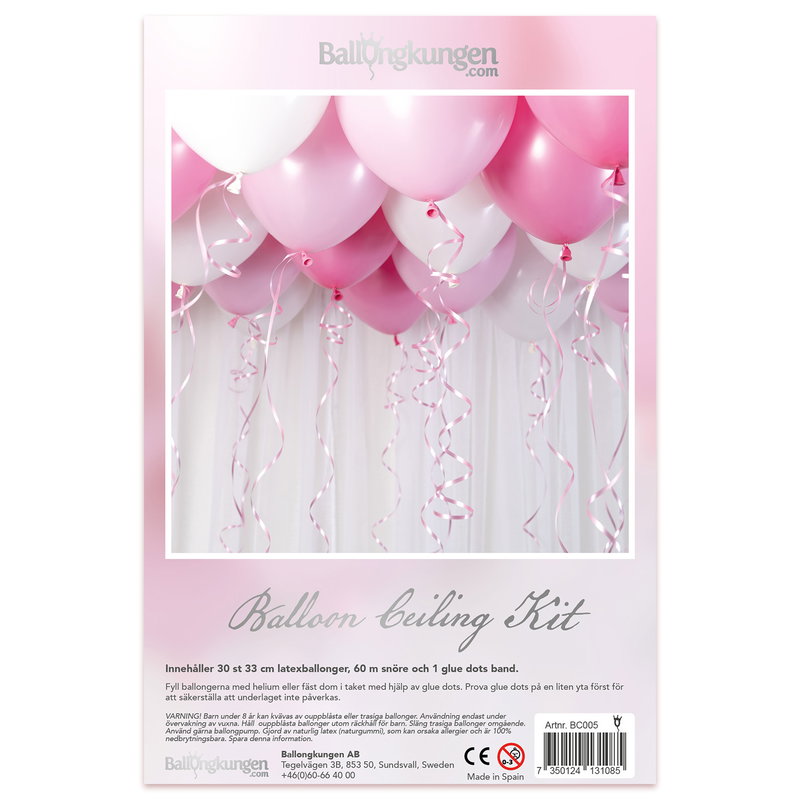 Takballonger, rosa