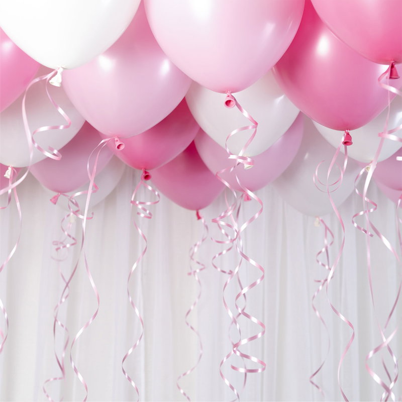 Takballonger, rosa