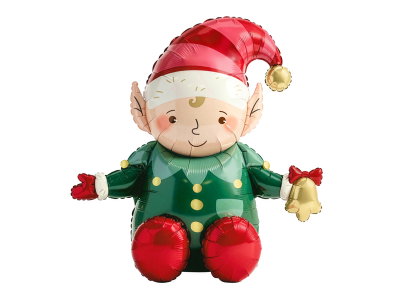 Folieballong, Nisse, grön och röd