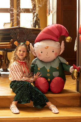 Folieballong, Nisse, grön och röd