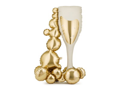Stående folieballong, Bubbelglas