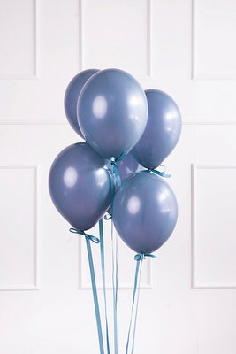Ballong, marinblå, 10-pack