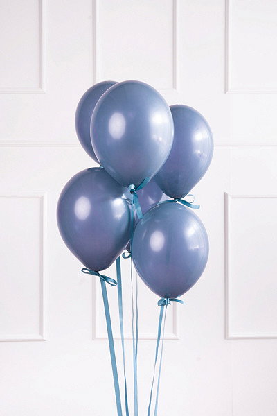 Ballong, marinblå, 10-pack
