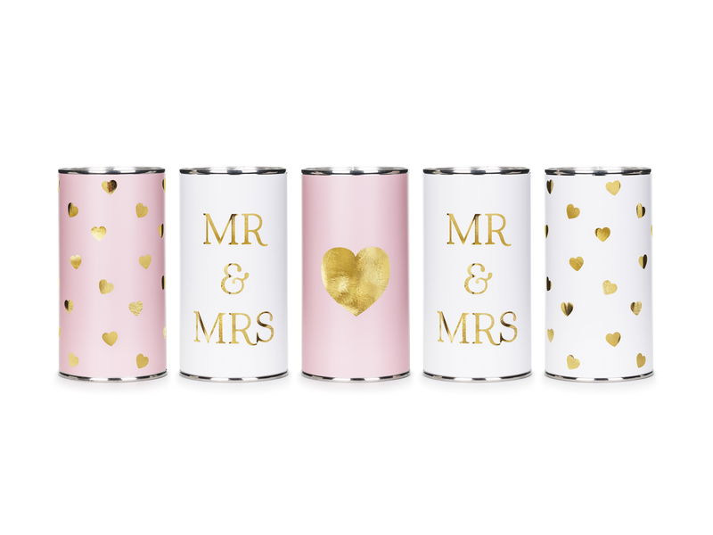 Bröllopsburkar Mr & Mrs