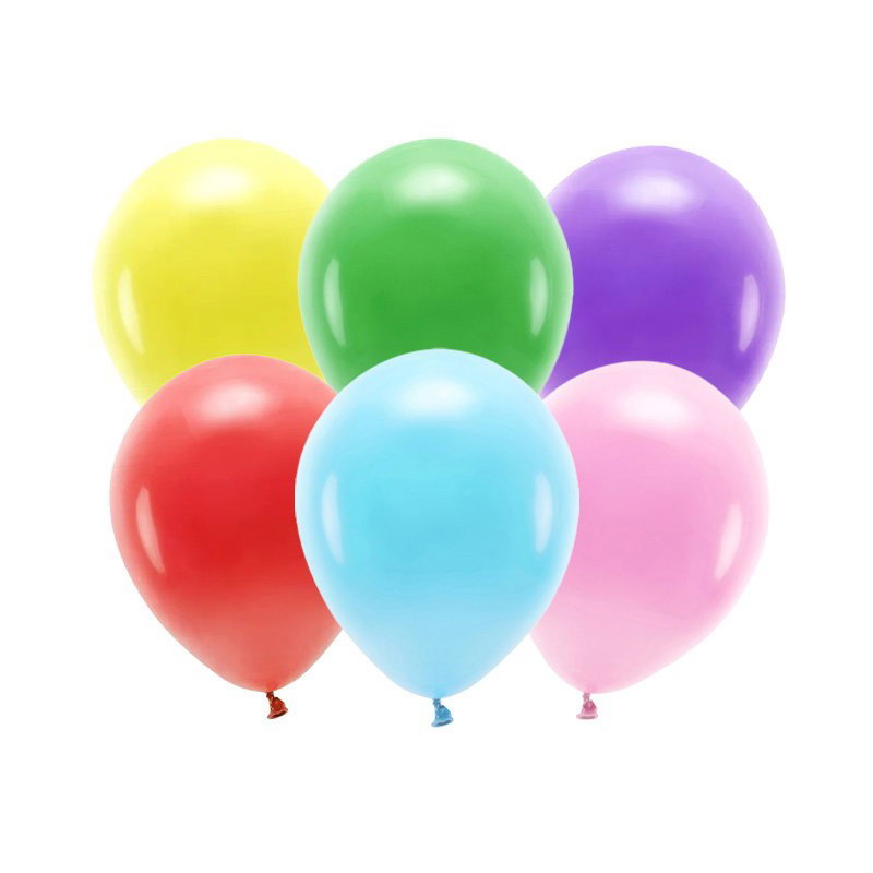 Ballong, färgmix, 10-pack