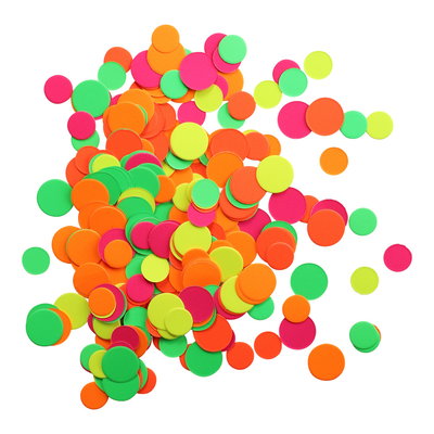 Konfetti, farvemix, neon, 15 g