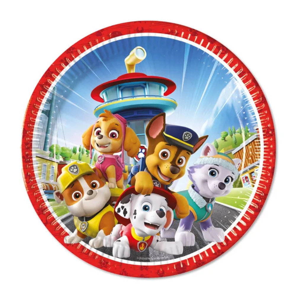 Paptallerken, Paw Patrol, 8-pak