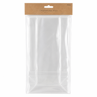 Cellofanpåsar, 28 cm, 10-pack