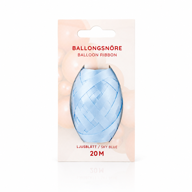 Ballonsnor, lyseblå, 20 m
