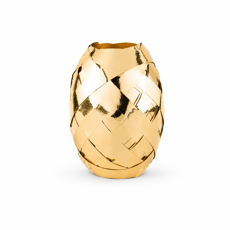 Ballonsnor, metallic guld, 20 m