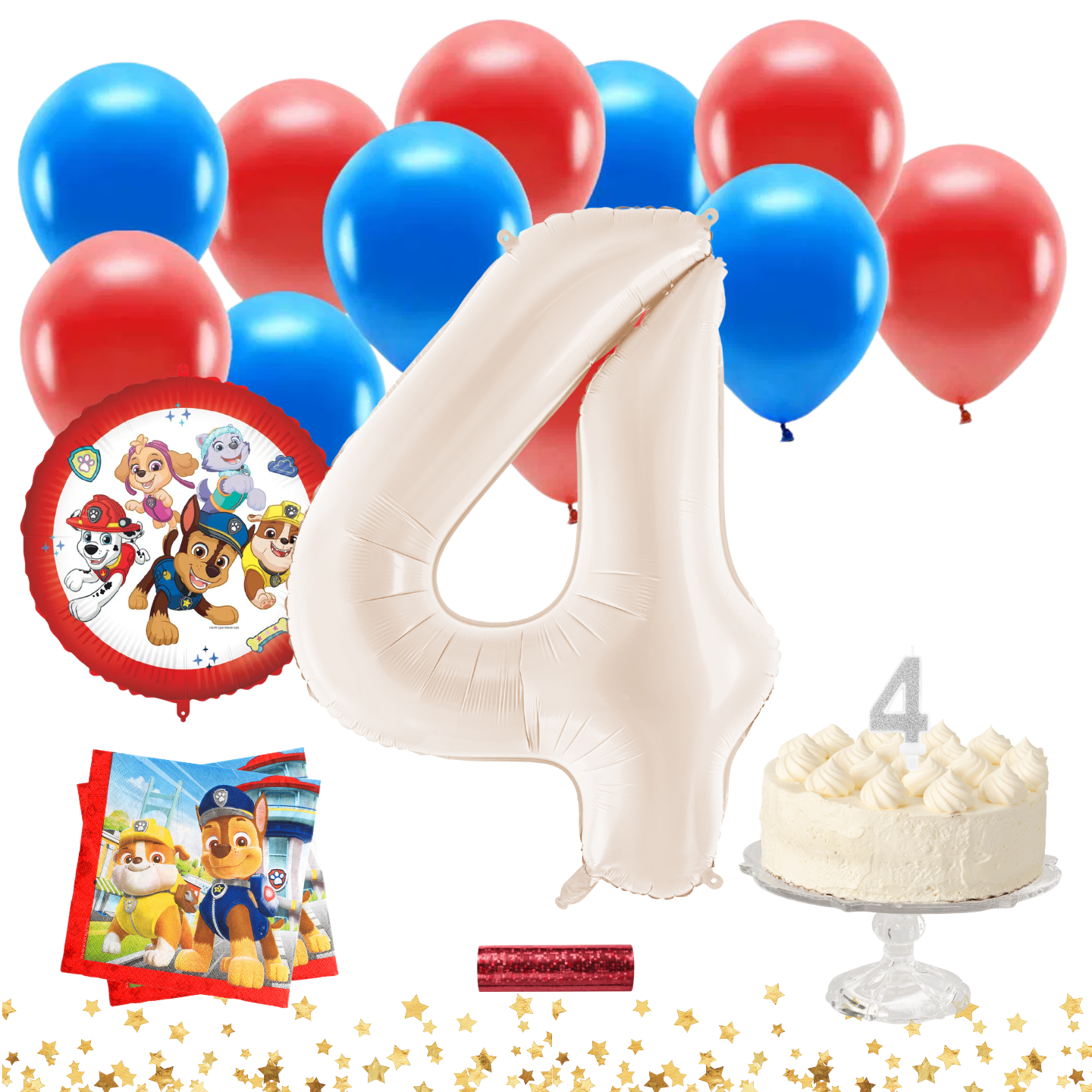 Paw Patrol festkit 4 år