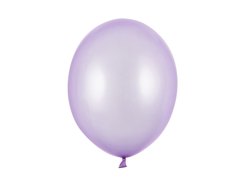 Lila Metallic Luftballons 10er-Set