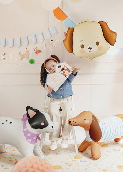 Folieballon Hund, 63x48,5 cm, mix