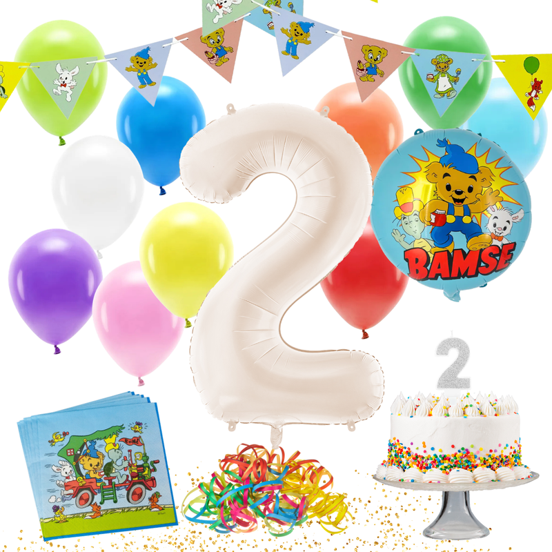 2-årskalas med Bamse-tema