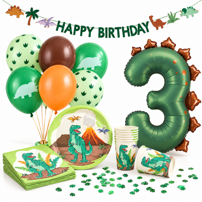 3-vuotissynttäripaketti, Dinosaurus