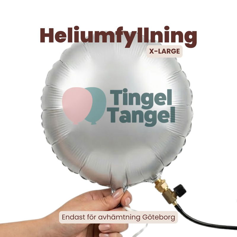 Fyllning Helium X-Large - Avhämtning Göteborg