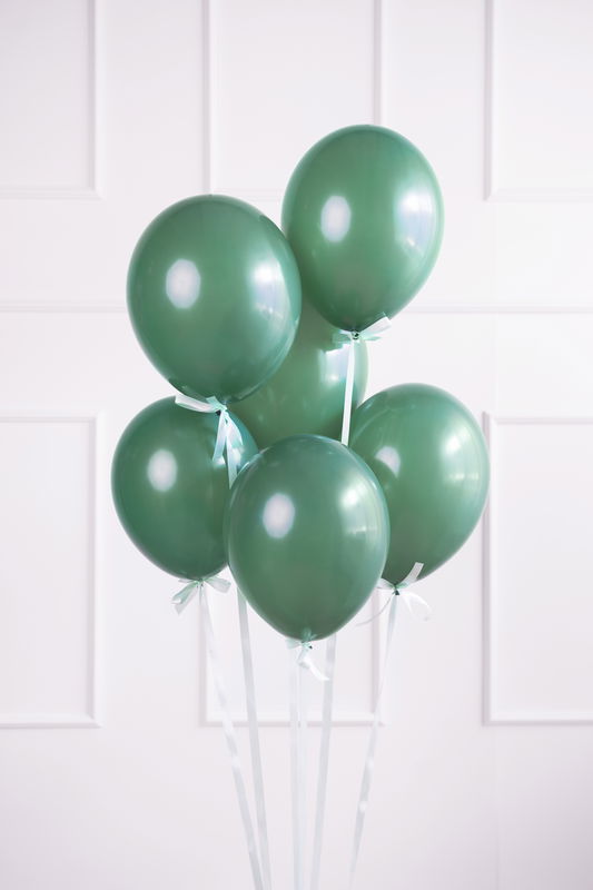 Ballons, dunkelgrün, 10er-Pack