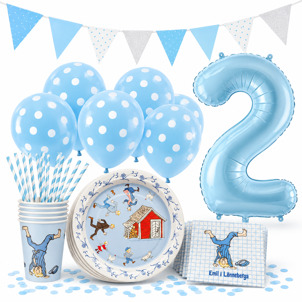 2-års kalas kit, Emil