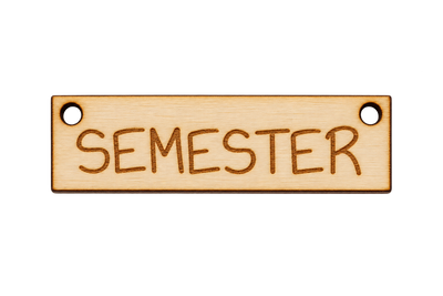 Nissedörr, Semesterskylt, trä
