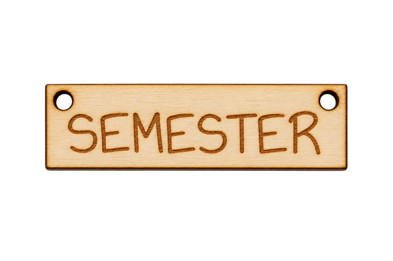 Nissedörr, Semesterskylt, trä