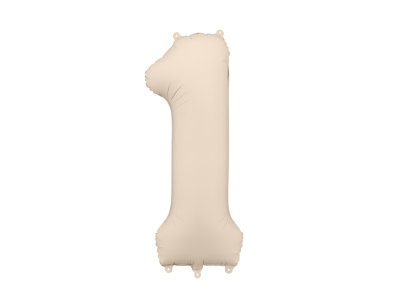Numeroilmapallo, iso, greige