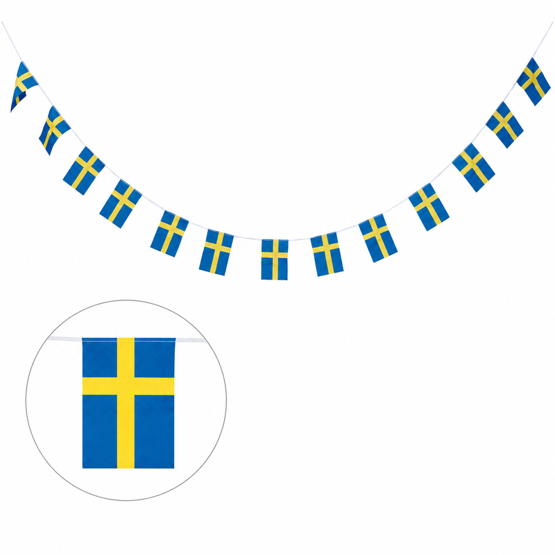Flaggvimpel svenska flaggan